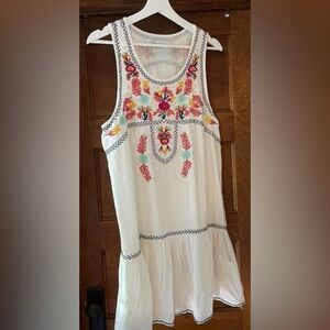 Lovers and Friends Embroidered Tank Dress Size M